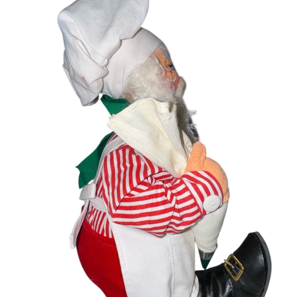 Vintage Annalee 13” “Gingerbread House Chef Santa Doll” 2004 - Picture 2 of 6
